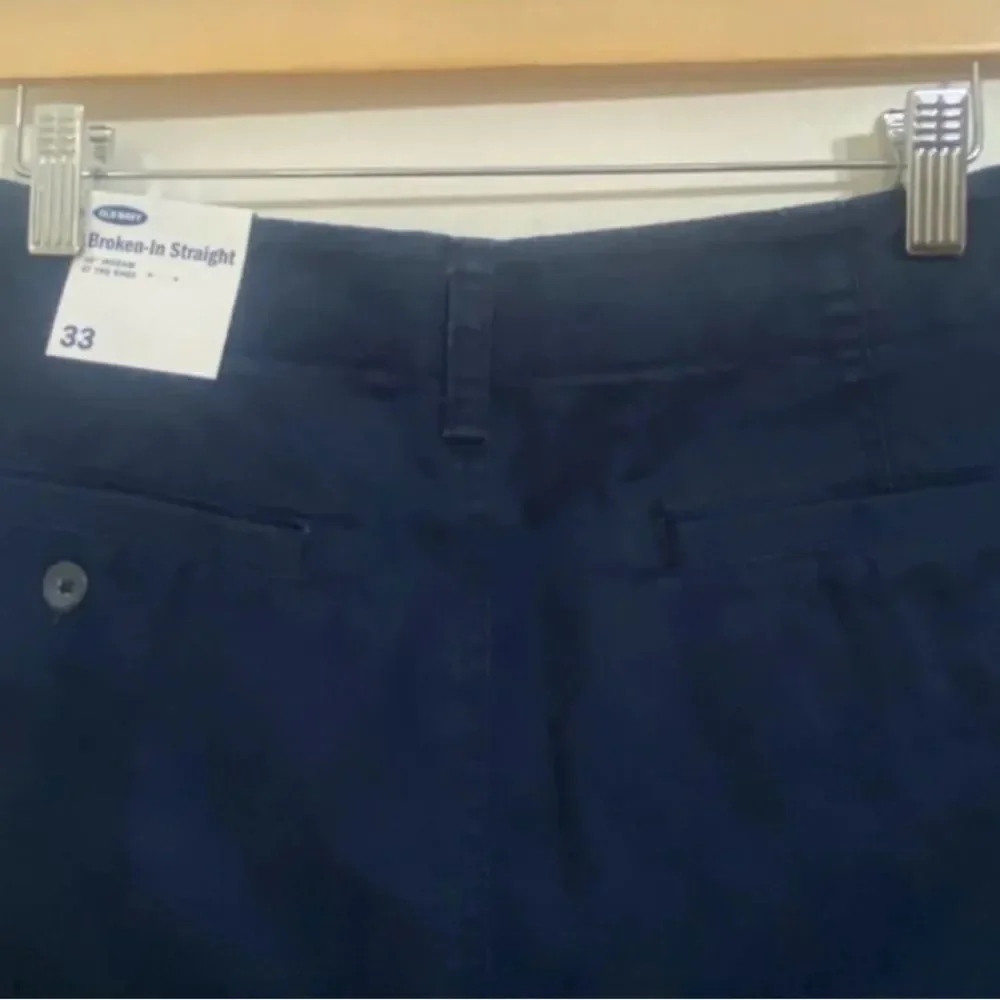 Old Navy Mens Chino Shorts Size 33 Navy Adult